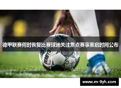 德甲联赛何时恢复比赛球迷关注焦点赛事重启时间公布