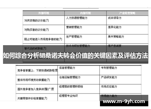 如何综合分析胡桑诺夫转会价值的关键因素及评估方法