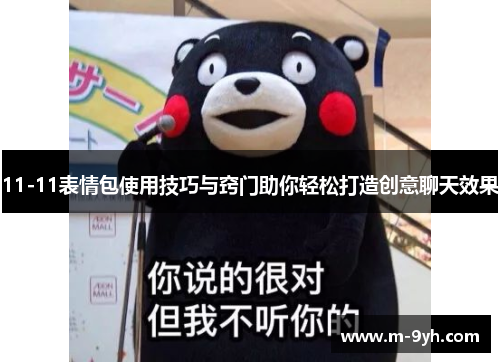 11-11表情包使用技巧与窍门助你轻松打造创意聊天效果
